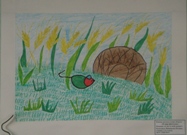 Рисунок Башировой Полины (приз зрительских симпатий).